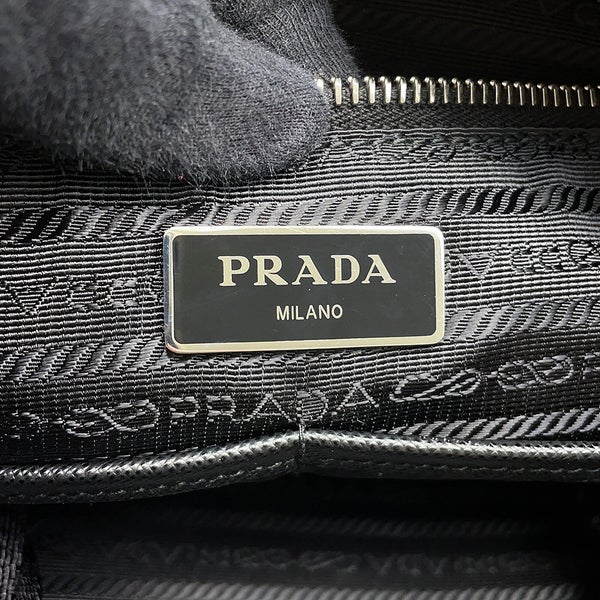プラダ ショルダーバッグ メRe-Nylon ベビーバッグ ナイロン 1BG102 PRADA 黒
