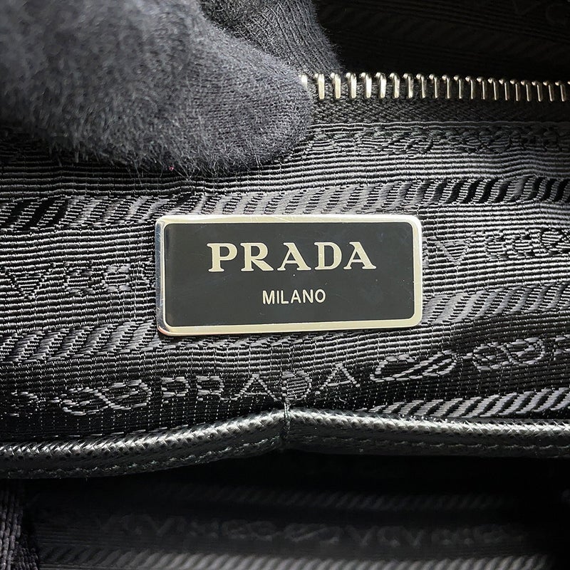 プラダ ショルダーバッグ メRe-Nylon ベビーバッグ ナイロン 1BG102 PRADA 黒