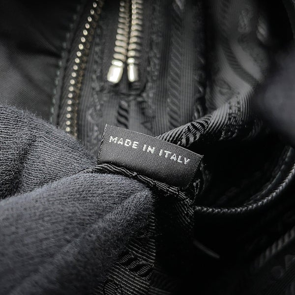 プラダ ショルダーバッグ メRe-Nylon ベビーバッグ ナイロン 1BG102 PRADA 黒