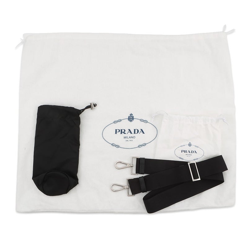 プラダ ショルダーバッグ メRe-Nylon ベビーバッグ ナイロン 1BG102 PRADA 黒