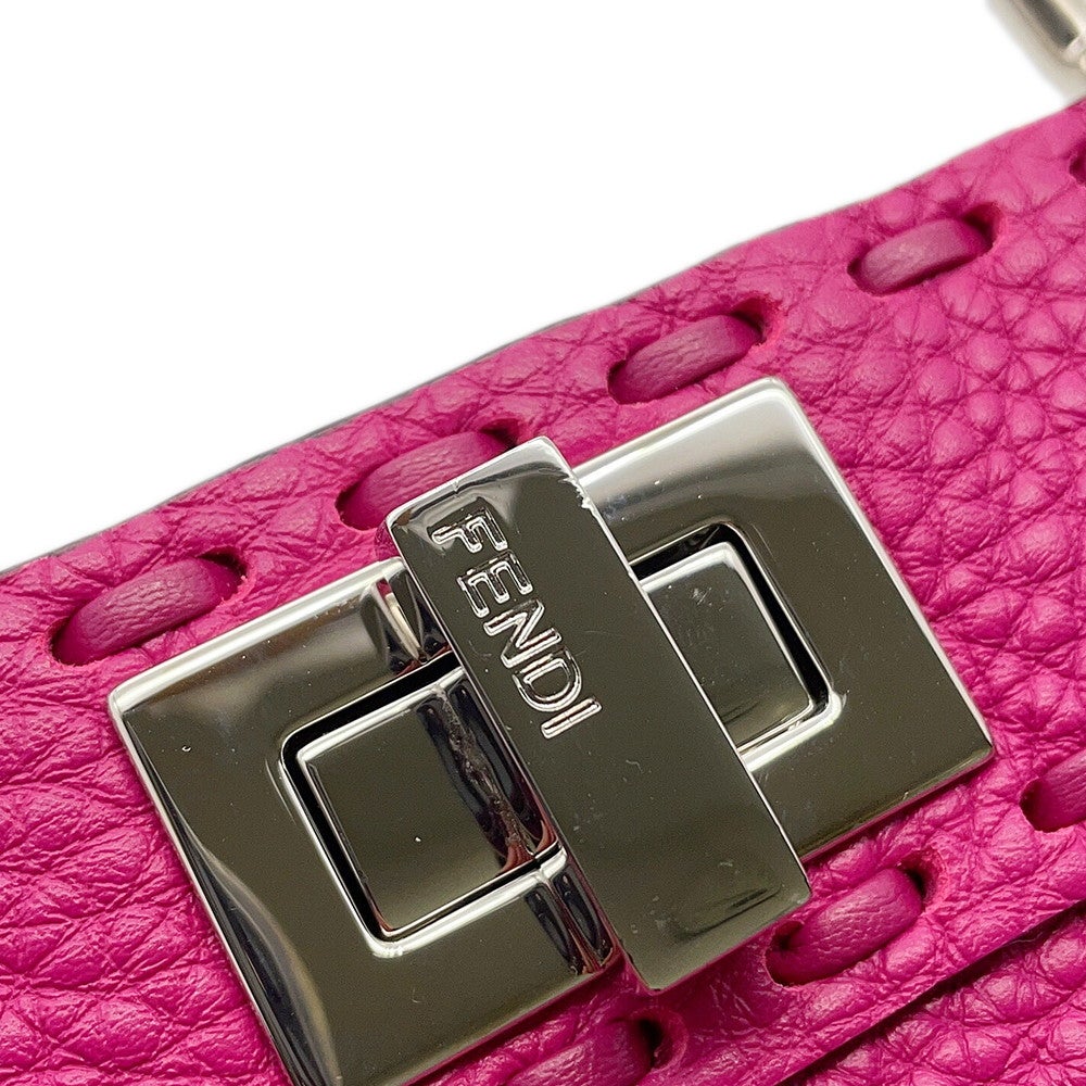 FENDI フェンディ ピーカブー ミニ ピンク レザー 2wayハンドバッグ ショルダーバッグ 8BN244 楽天市場】FENDI フェンディ ピーカブー ミニ レザー フラワー 2way