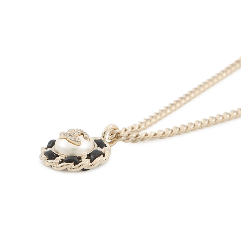シャネル ネックレス ココマーク ラインストーン フェイクパール メタル ABG558 CHANEL アクセサリー