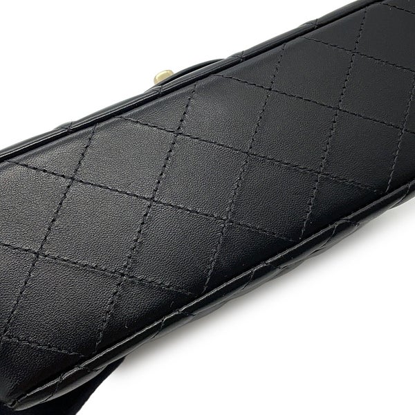 シャネル チェーンショルダーバッグ ミニ マトラッセ 20 ココマーク ラムスキン A69900 CHANEL 黒