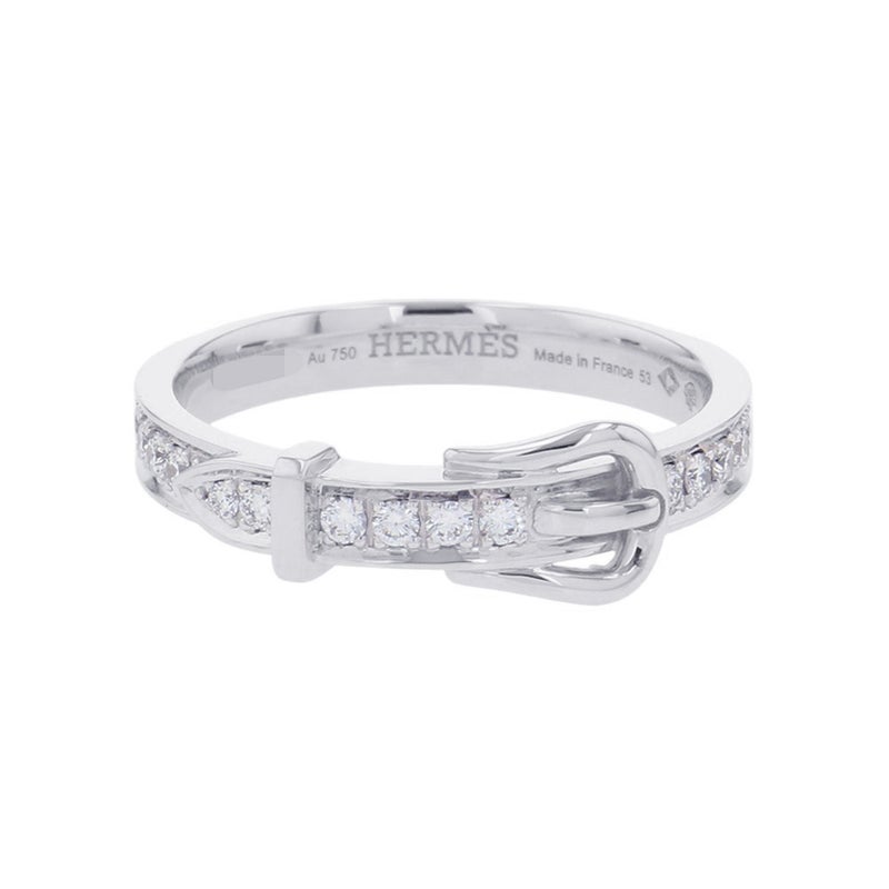 エルメス リング エトリヴィエールPM ダイヤモンド 31P 計0.42ct K18WGホワイトゴールド リングサイズ53 HERMES ジュエリー 指輪
