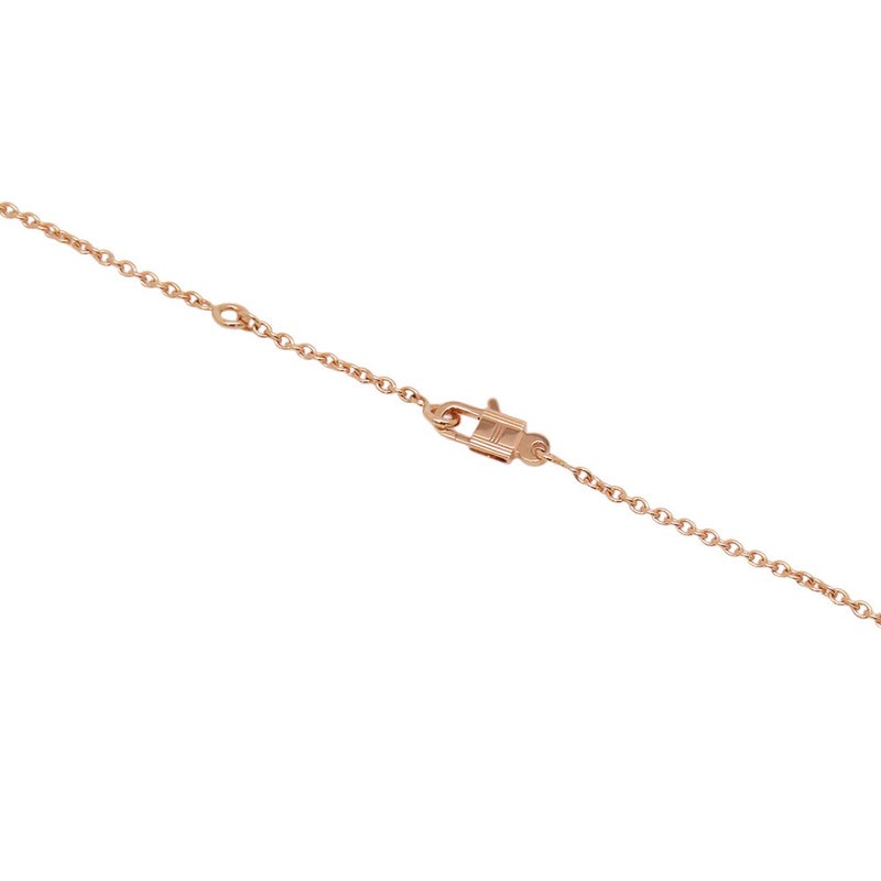 エルメス ネックレス アミュレット ケリー ダイヤモンド 38P 計0.39ct K18PGピンクゴールド HERMES ジュエリー ペンダント