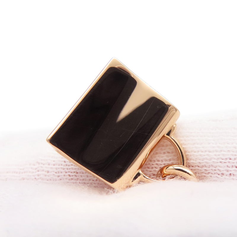 エルメス ネックレス アミュレット ケリー ダイヤモンド 38P 計0.39ct K18PGピンクゴールド HERMES ジュエリー ペンダント