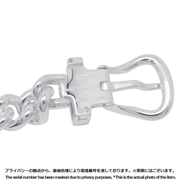 エルメス ブレスレット ブックルセリエ・アンフレクシブル ドゥブルトゥール PM SV925シルバー サイズ17 HERMES ジュエリー