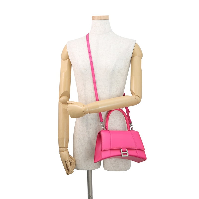 バレンシアガ ハンドバッグ アワーグラスHourglass スモール レザー 593546 BALENCIAGA 2Wayショルダーバッグ
