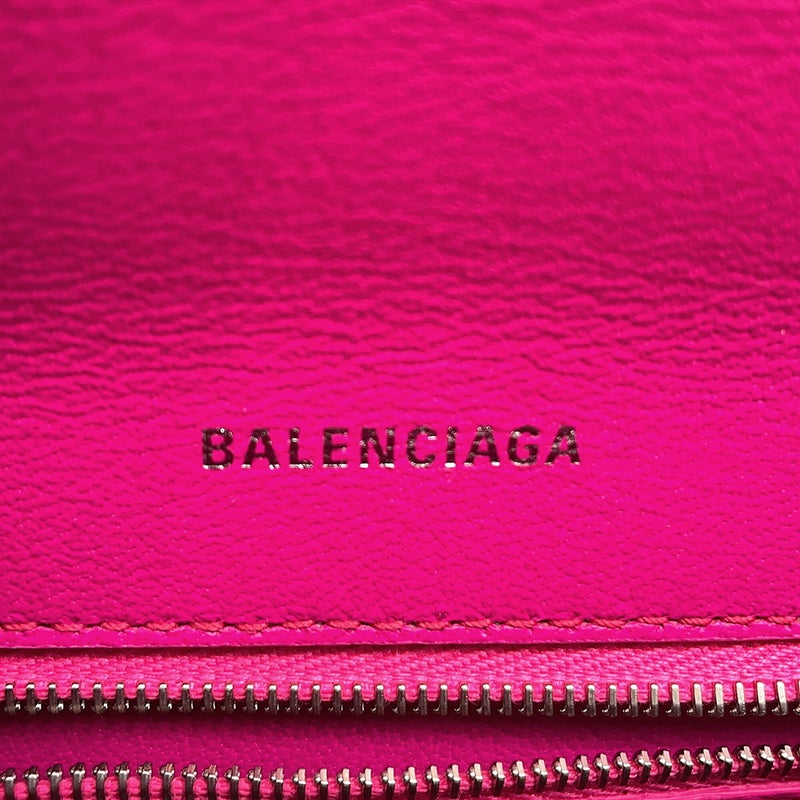 バレンシアガ ハンドバッグ アワーグラスHourglass スモール レザー 593546 BALENCIAGA 2Wayショルダーバッグ