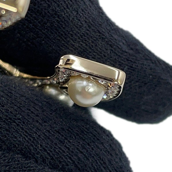 シャネル ブローチ ココマーク フェイクパール ラインストーン B26V AB4879 CHANEL アクセサリー