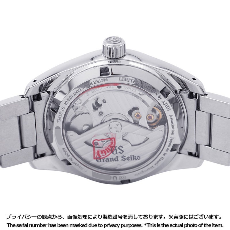 セイコー グランドセイコー AJHH加盟店限定モデル 世界限定369本 スプリングドライブ SBGA129 SEIKO 白文字盤 雪白
