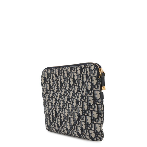 クリスチャン・ディオール クラッチバッグ オブリーク ジャカード トラベル キット S5476CTZQ Christian Dior