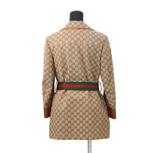 グッチ ジャケット GGキャンバス シェリーライン レディースサイズ40 GUCCI アウター
