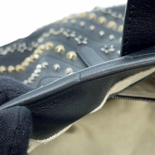 ジミーチュウ トートバッグ ピムリコ スタッズ スター JIMMY CHOO ショルダーバッグ 黒