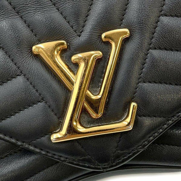 ルイヴィトン ショルダーバッグ ニューウェーブ チェーンバッグMM M51498 LOUIS VUITTON 3wayバッグ ブラック 黒