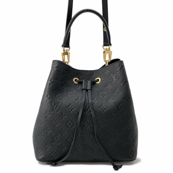 ルイヴィトン ハンドバッグ モノグラム・アンプラント ネオノエ M45256 2WAYバッグ ブラック 黒