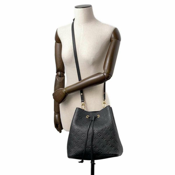 ルイヴィトン ハンドバッグ モノグラム・アンプラント ネオノエ M45256 2WAYバッグ ブラック 黒