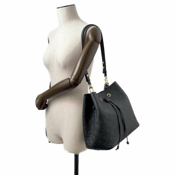 ルイヴィトン ハンドバッグ モノグラム・アンプラント ネオノエ M45256 2WAYバッグ ブラック 黒