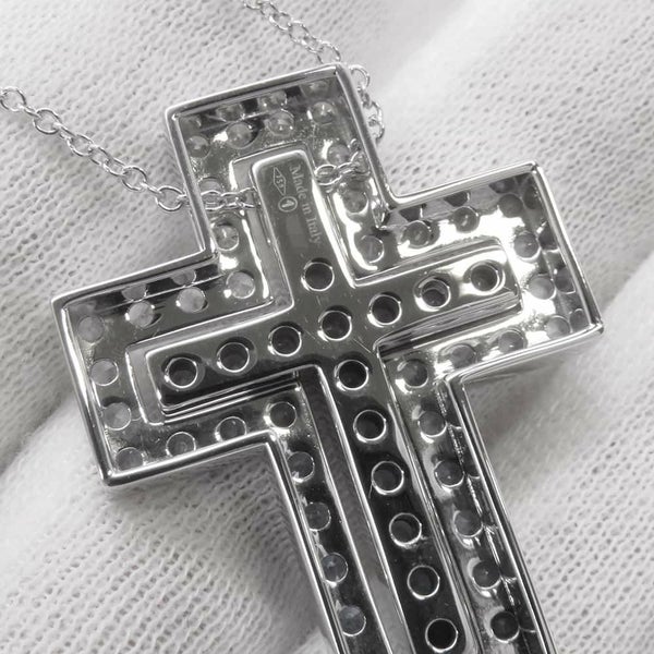 ダミアーニ ネックレス ベル エポック アイスバーグ ダイヤモンド サファイア K18WGホワイトゴールド サイズM 20088476 ペンダント
