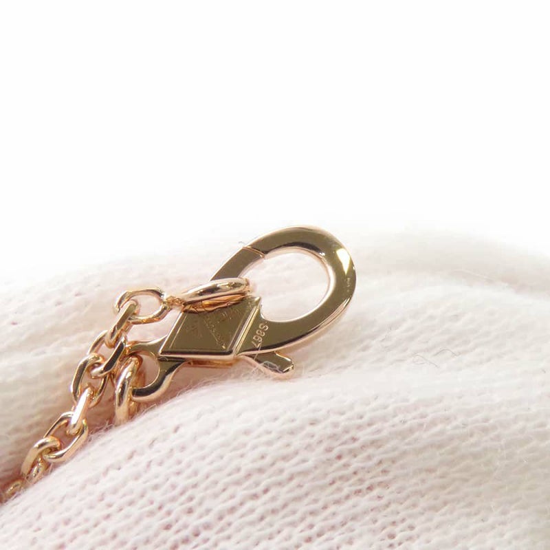 ヴァンクリ ネックレス ドゥ パピヨン ペンダント マザーオブパール ダイヤモンド 2P 0.2ct K18PGピンクゴールド VCARO8FO00