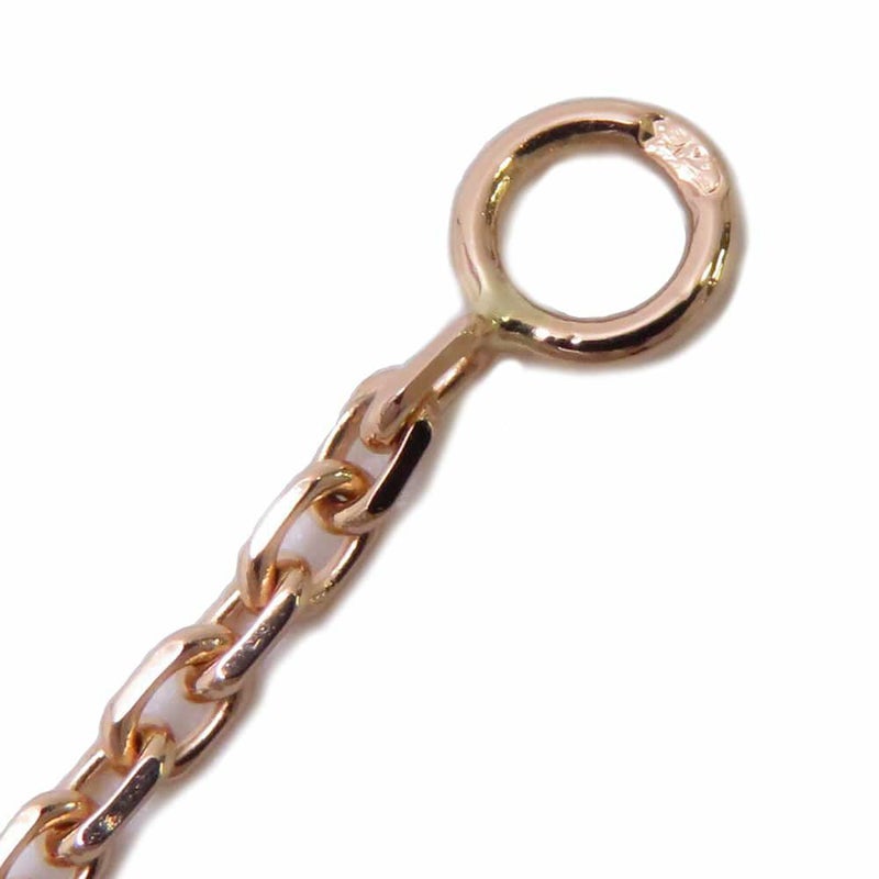 ヴァンクリ ネックレス ドゥ パピヨン ペンダント マザーオブパール ダイヤモンド 2P 0.2ct K18PGピンクゴールド VCARO8FO00