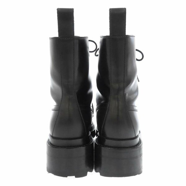 エルメス ブーツ ファンク ブラック/シルバー金具 ヴォーグラッセ レディースサイズ36 黒