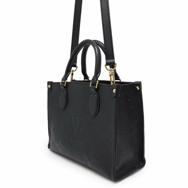 ルイヴィトン ハンドバッグ モノグラム・アンプラント オンザゴーPM M45653 黒 ブラック 2way ショルダーバッグ