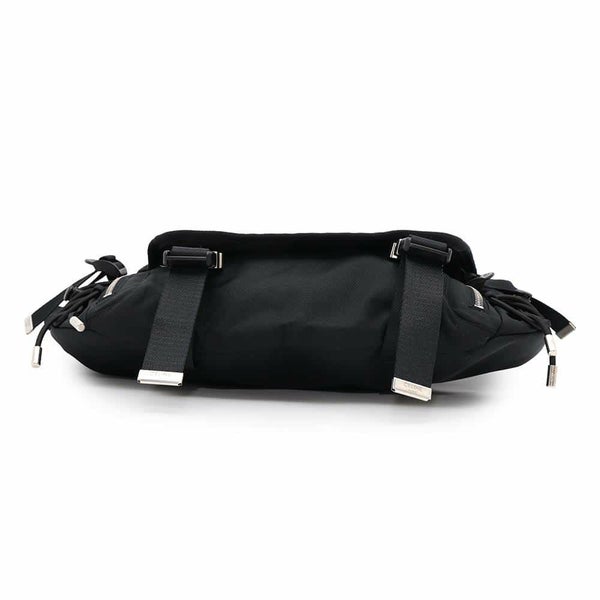 セリーヌ ショルダーバッグ ミディアム トレッキング メッセンジャー ナイロン 198692 CELINE 黒