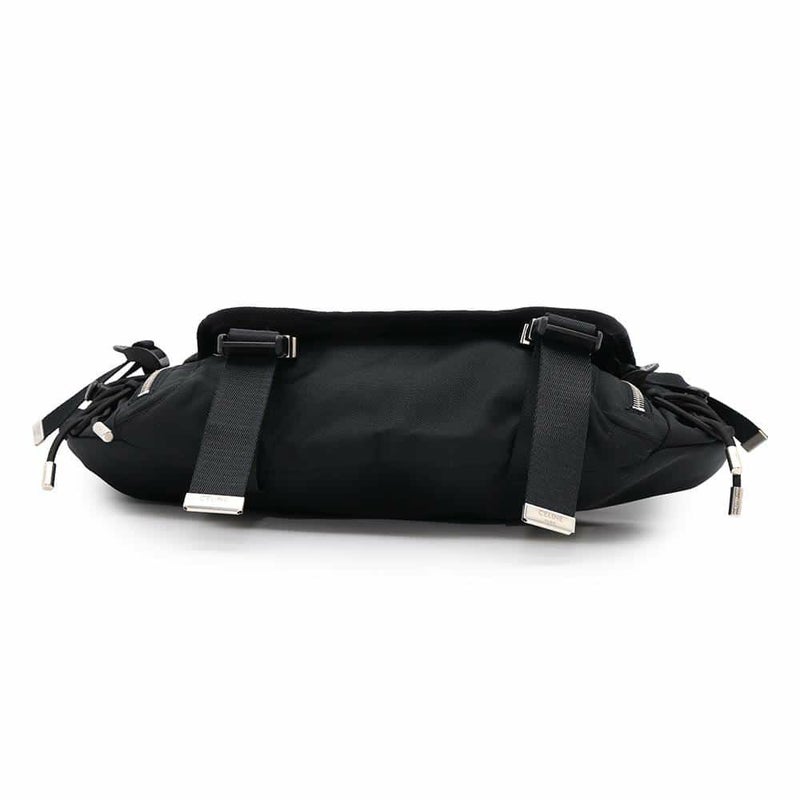 セリーヌ ショルダーバッグ ミディアム トレッキング メッセンジャー ナイロン 198692 CELINE 黒