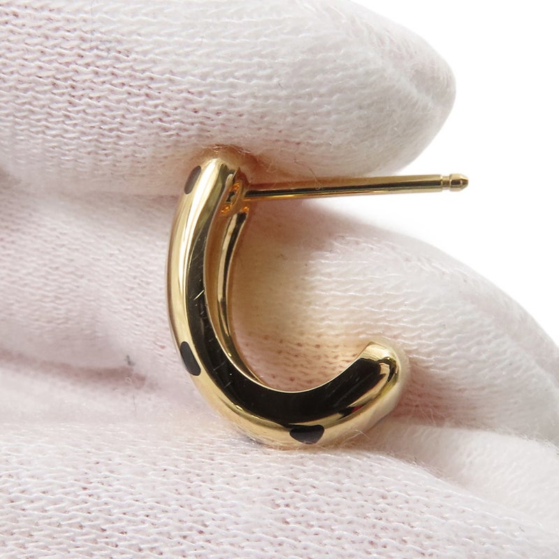 カルティエ ピアス パンテール ドゥ カルティエ イヤリング ブラックラッカー K18YGイエローゴールド B8301512 Cartier