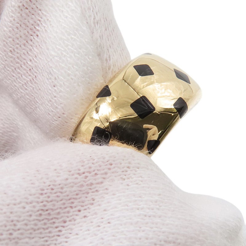 カルティエ ピアス パンテール ドゥ カルティエ イヤリング ブラックラッカー K18YGイエローゴールド B8301512 Cartier