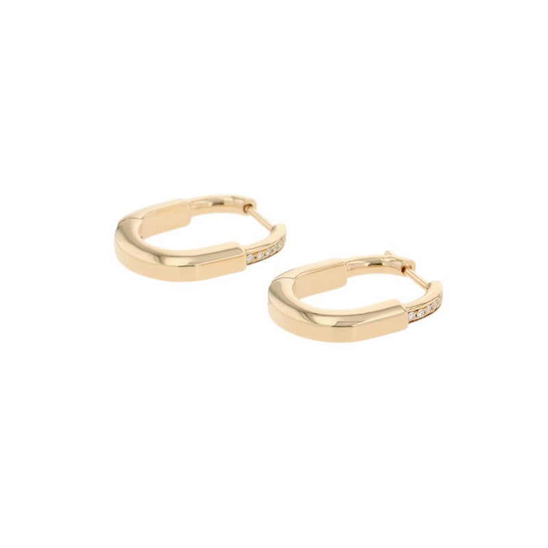 ティファニー ピアス ロック スモール ダイヤモンド 計0.05ct K18YGイエローゴールド 74366031 Tiffany&Co.
