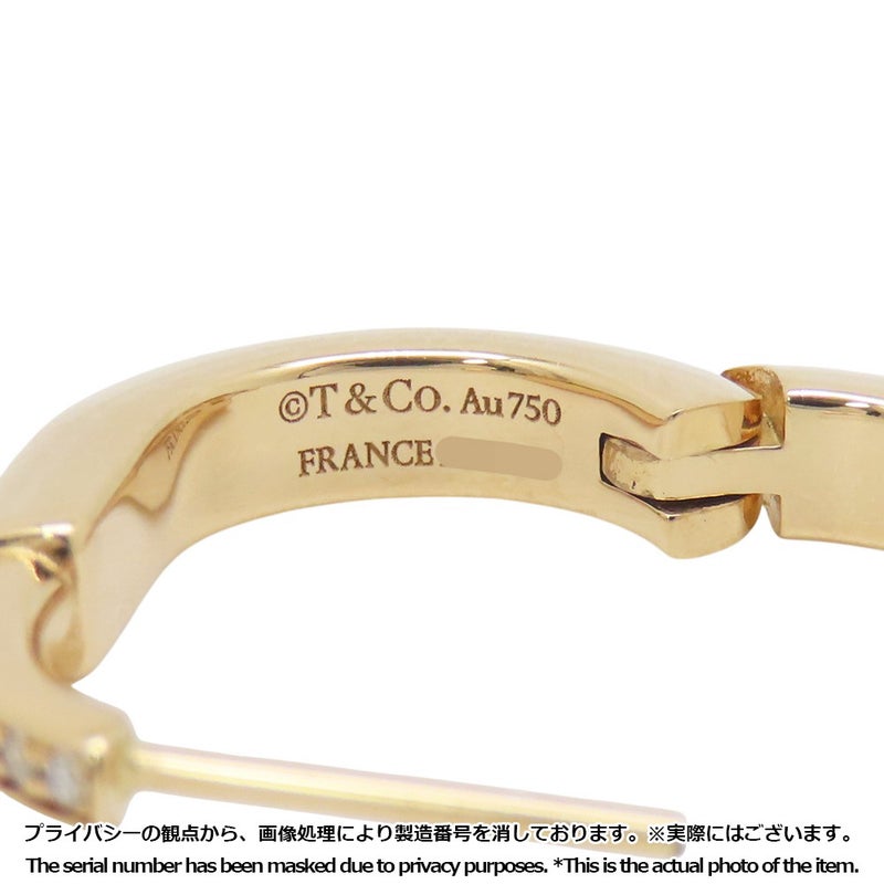 ティファニー ピアス ロック スモール ダイヤモンド 計0.05ct K18YGイエローゴールド 74366031 Tiffany&Co.