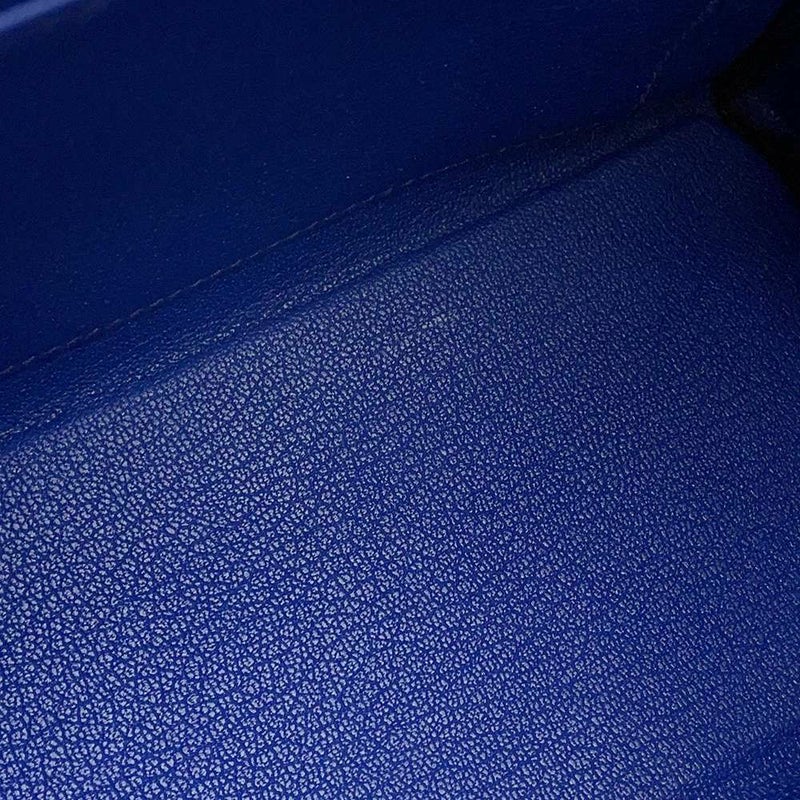 エルメス ハンドバッグ ケリー25 内縫い ブルーロワイヤル/ゴールド金具 トゴ U刻印 2way