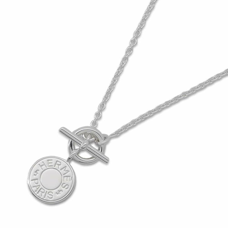 エルメス ネックレス アミュレット H エクスリブリス コンフェッティ セリエ SV925シルバー HERMES ジュエリー