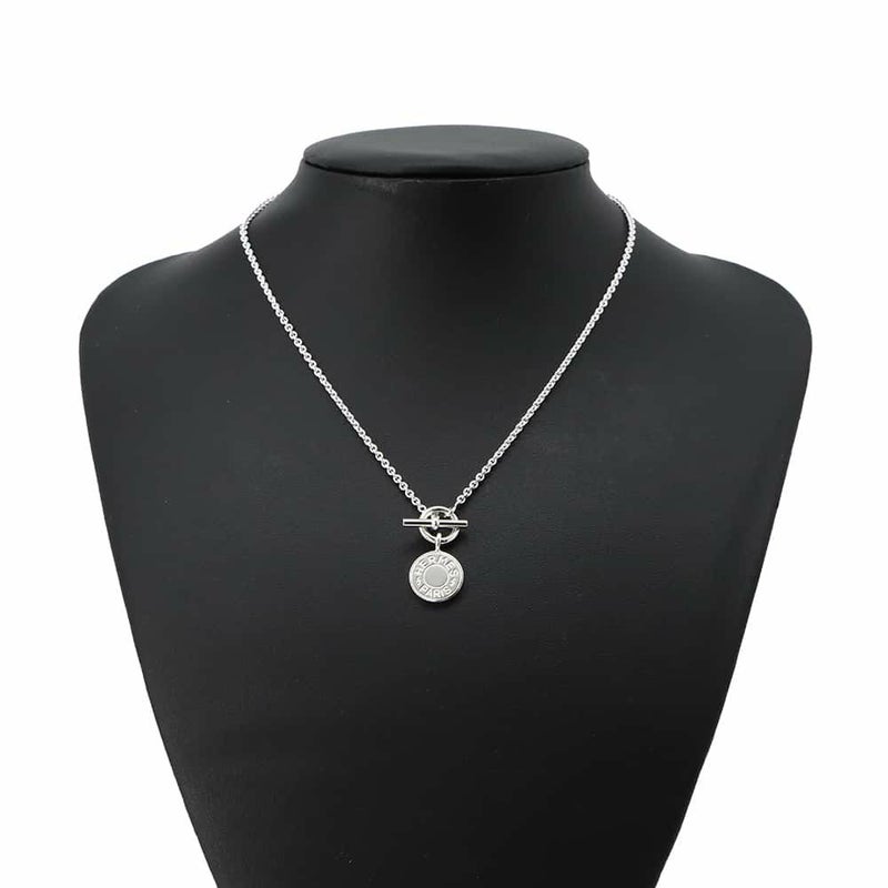 エルメス ネックレス アミュレット H エクスリブリス コンフェッティ セリエ SV925シルバー HERMES ジュエリー
