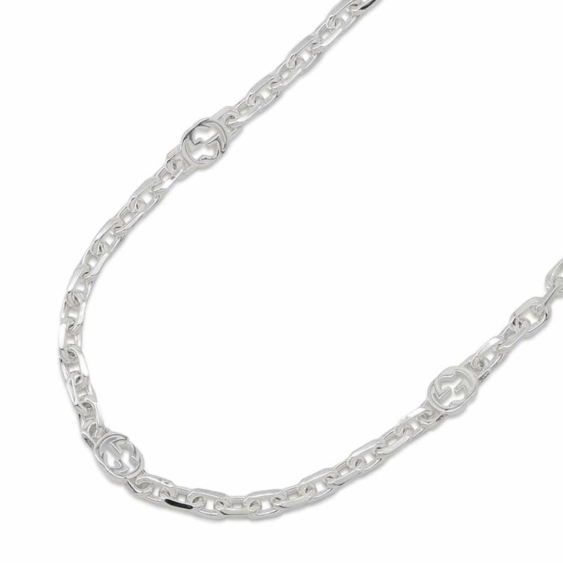 グッチ チェーンネックレス インターロッキングG SV925シルバー 759703 GUCCI ジュエリー