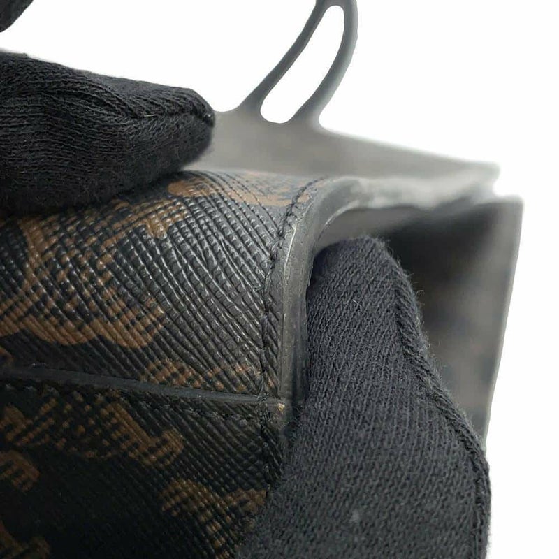 セリーヌ トートバッグ ホリゾンタルカバス トリオンフ PVC 197012 CELINE 黒