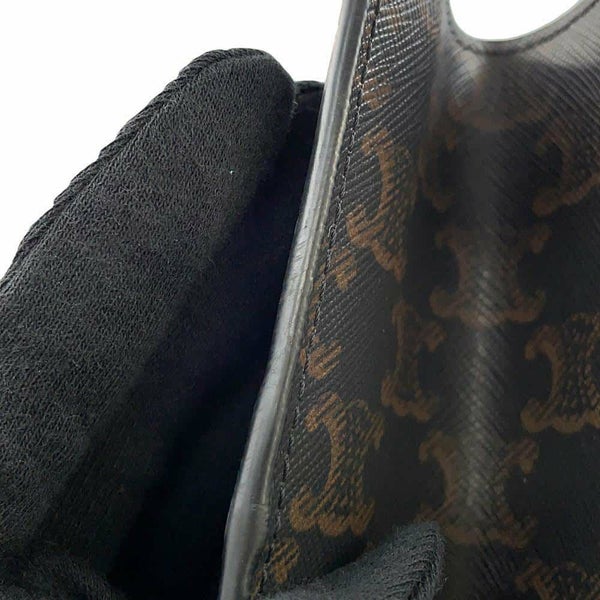 セリーヌ トートバッグ ホリゾンタルカバス トリオンフ PVC 197012 CELINE 黒