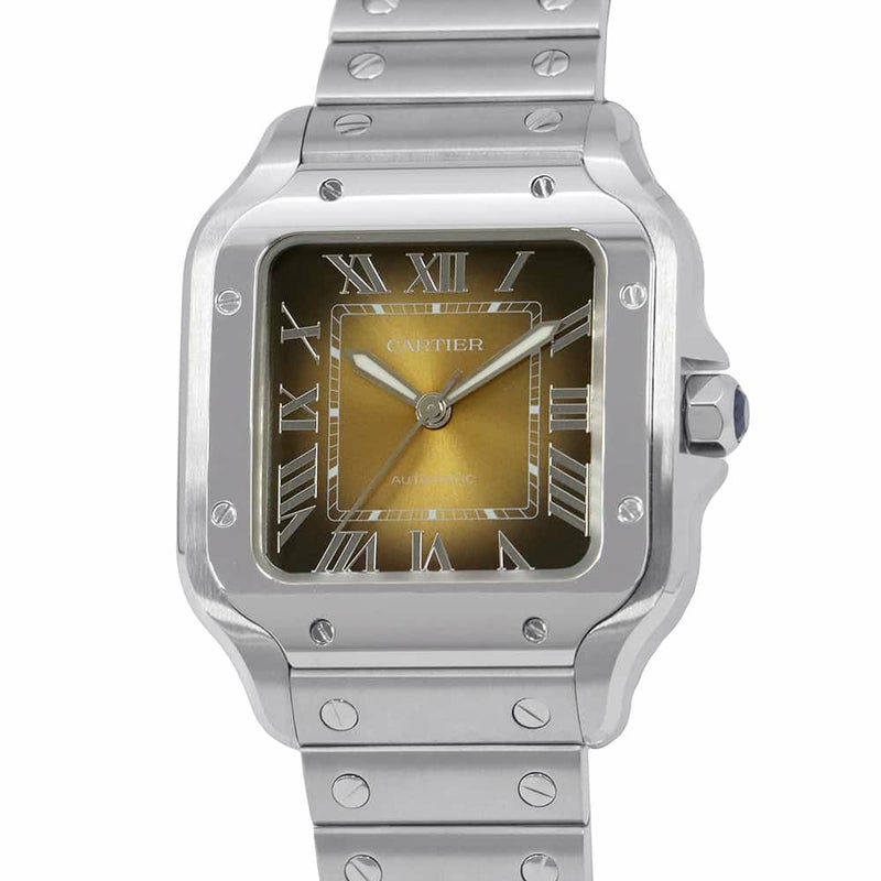 カルティエ サントス ドゥ カルティエ MM WSSA0065 Cartier 腕時計 ブラウン文字盤