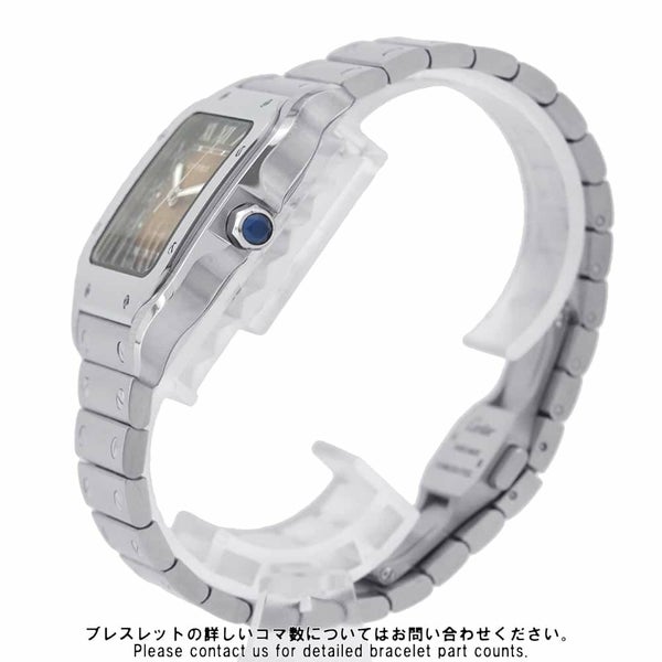 カルティエ サントス ドゥ カルティエ MM WSSA0065 Cartier 腕時計 ブラウン文字盤