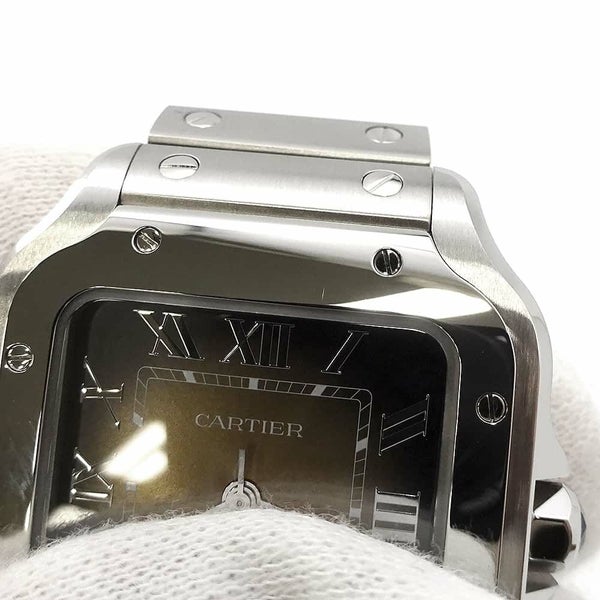 カルティエ サントス ドゥ カルティエ MM WSSA0065 Cartier 腕時計 ブラウン文字盤