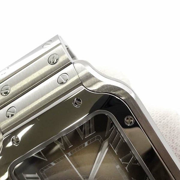 カルティエ サントス ドゥ カルティエ MM WSSA0065 Cartier 腕時計 ブラウン文字盤