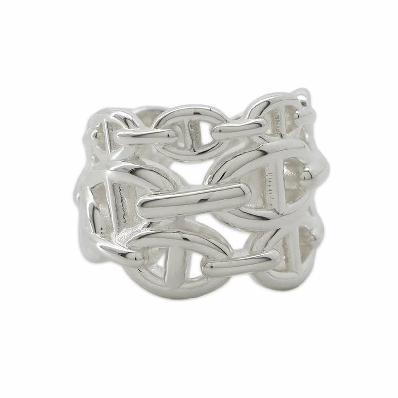 エルメス リング シェーヌダンクル アンシェネGM Enchainee SV925シルバー リングサイズ56 HERMES