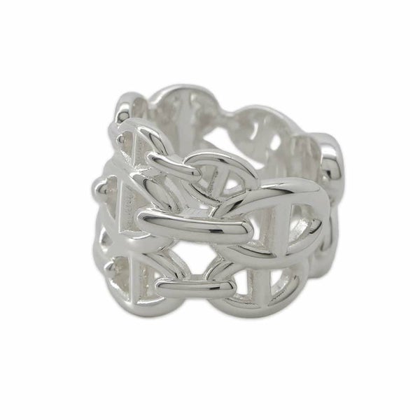 エルメス リング シェーヌダンクル アンシェネGM Enchainee SV925シルバー リングサイズ56 HERMES