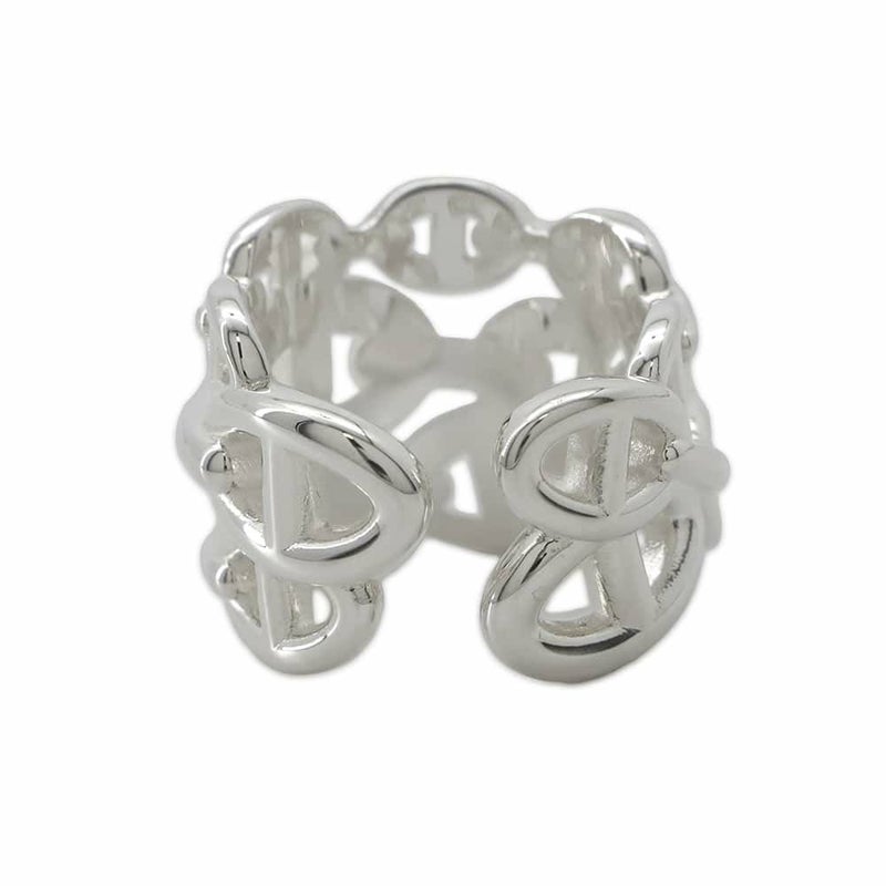 エルメス リング シェーヌダンクル アンシェネGM Enchainee SV925シルバー リングサイズ56 HERMES