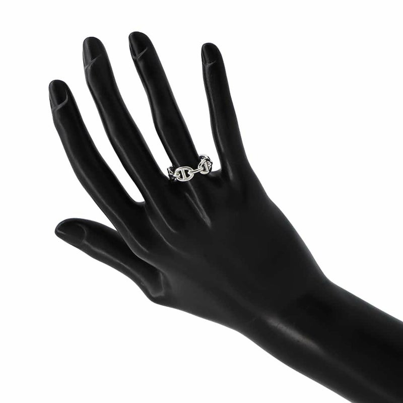 エルメス リング シェーヌダンクル アンシェネPM SV925シルバー リングサイズ50 HERMES ジュエリー