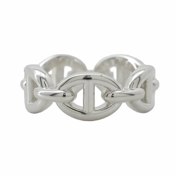 エルメス リング シェーヌダンクル アンシェネPM SV925シルバー リングサイズ50 HERMES ジュエリー