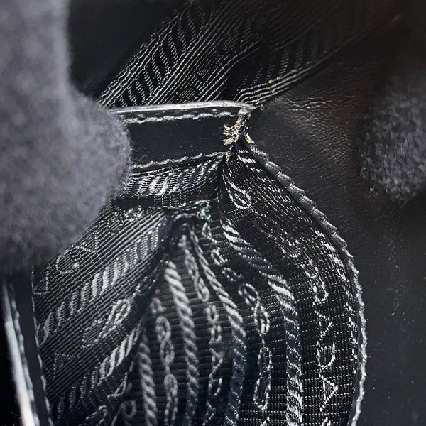 プラダ ハンドバッグ マリンプリント トライアングルロゴ レザー 2VH067 PRADA 2wayショルダーバッグ 白
