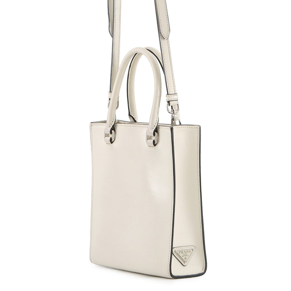 プラダ ハンドバッグ トライアングルロゴ レザー 1BA333 PRADA 2way